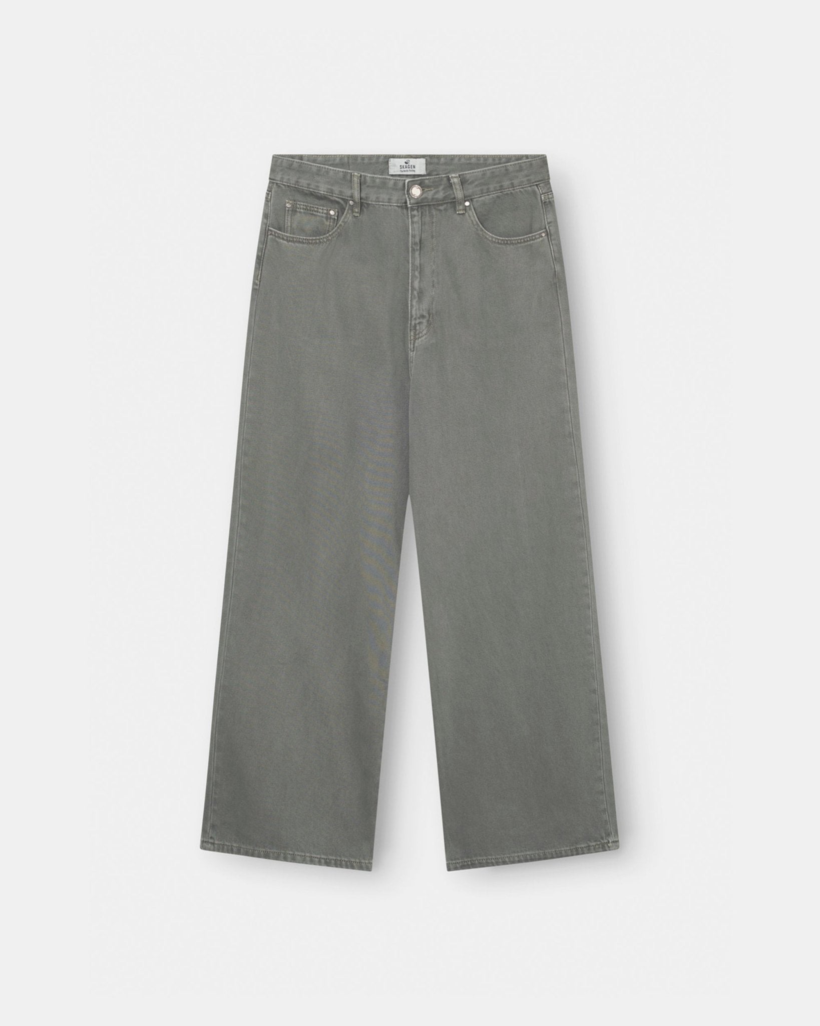 Loose Fit Denim Jeans Khaki | Skagen - clothing.dk